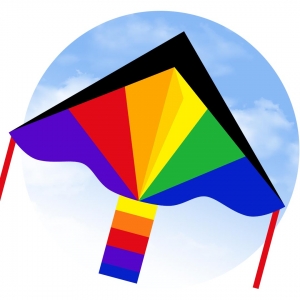 Drak Simple Flyer Rainbow 120 cm